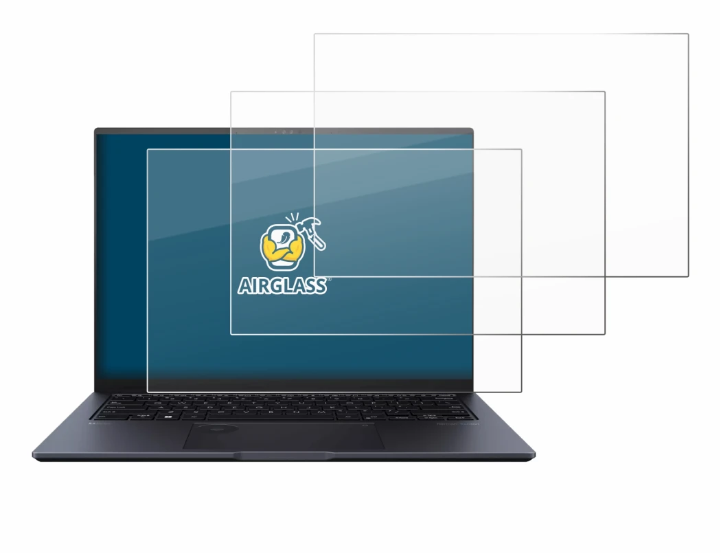 Imagen del dispositivo ASUS ZenBook Pro 14 UX6404V con una amplia variedad de protectores de pantalla.