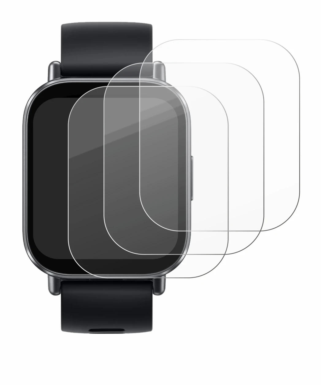 Imagen del dispositivo Xiaomi Redmi Watch 5 Active con una amplia variedad de protectores de pantalla.