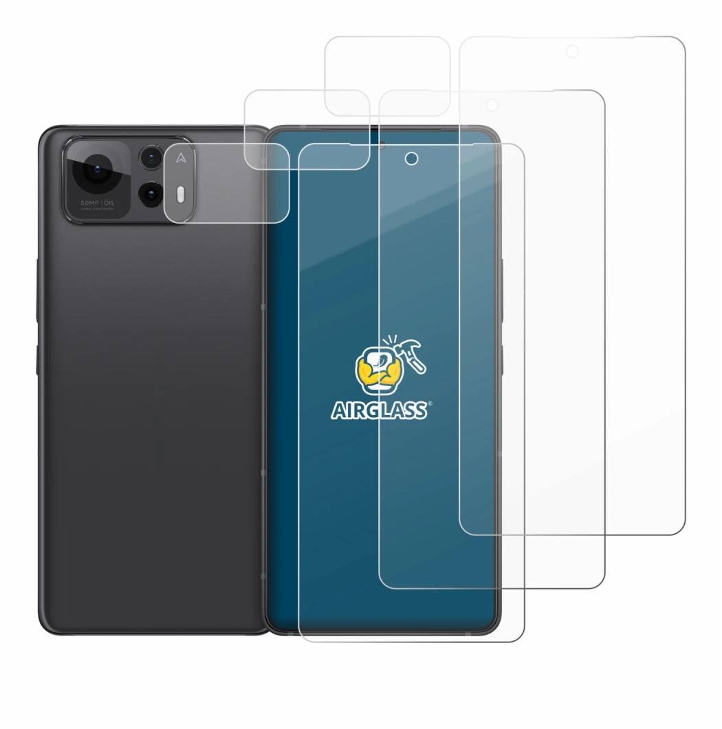 Imagen del dispositivo ASUS ZenFone 12 Ultra (Frontal+Cámara) con una amplia variedad de protectores de pantalla.
