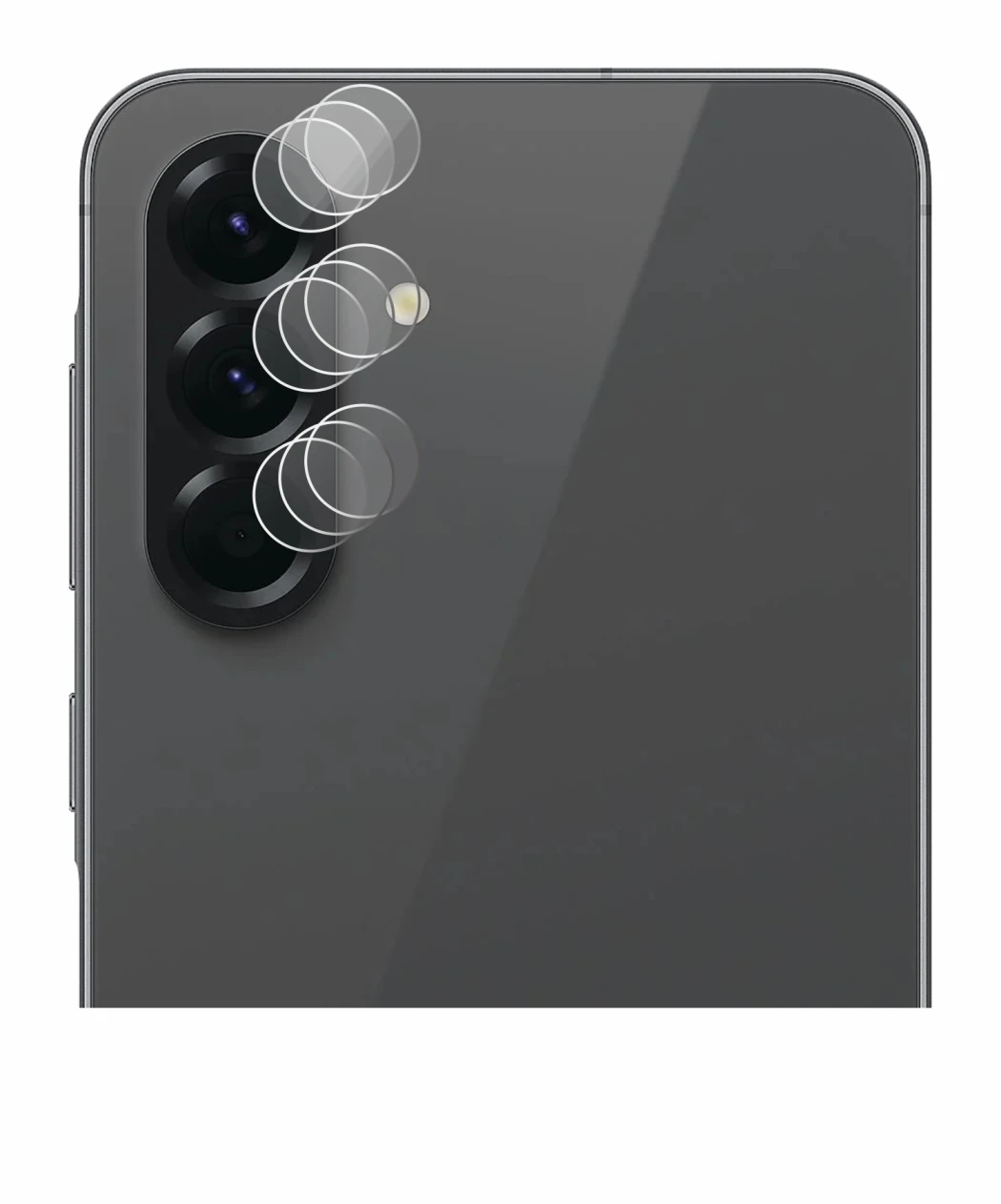 Imagen del dispositivo Samsung Galaxy A56 5G (SÓLO Cámara) con una amplia variedad de protectores de pantalla.