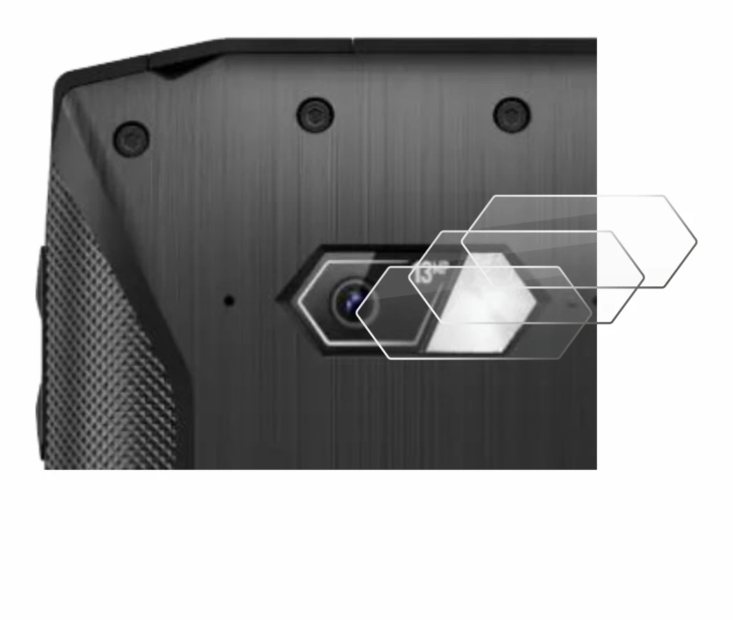 Imagen del dispositivo Crosscall Core-M5 (SÓLO Cámara) con una amplia variedad de protectores de pantalla.