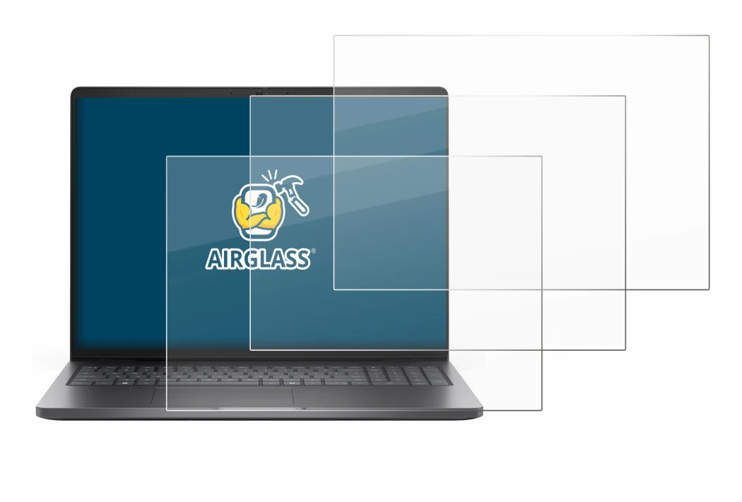 Imagen del dispositivo Dell Pro 16 PC16250 con una amplia variedad de protectores de pantalla.