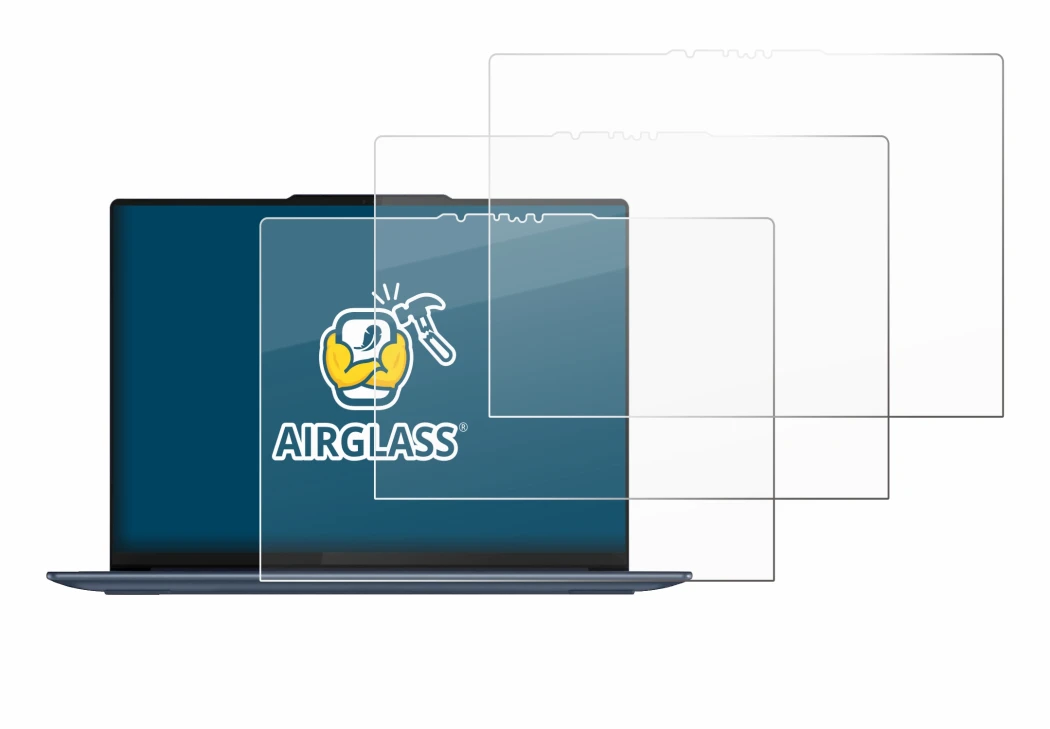 Imagen del dispositivo Lenovo Yoga Slim 7 14Q8X9 con una amplia variedad de protectores de pantalla.