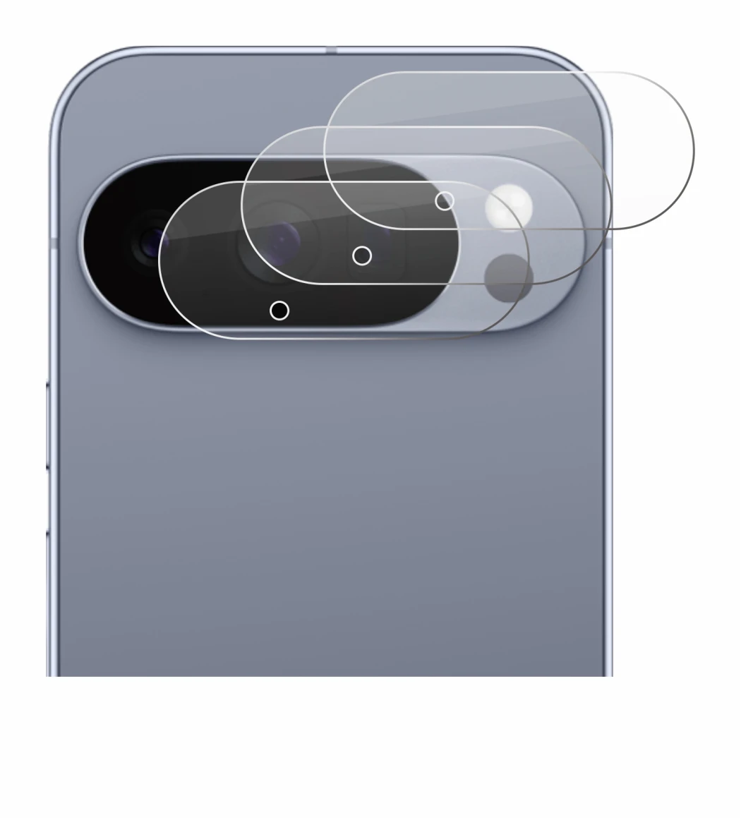 Imagen del dispositivo Google Pixel 10 Pro (SÓLO Cámara) con una amplia variedad de protectores de pantalla.