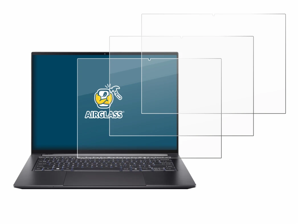 Imagen del dispositivo Acer Swift X 14 SFX14-73G Touch con una amplia variedad de protectores de pantalla.