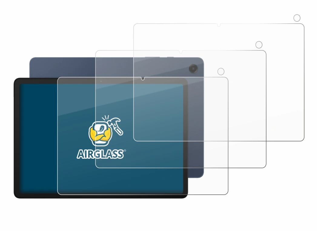 Imagen del dispositivo Samsung Galaxy Tab A9 Plus (Frontal+Cámara) con una amplia variedad de protectores de pantalla.