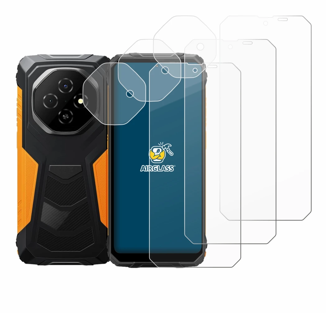 Imagen del dispositivo Blackview Fort 1 (Frontal+Cámara) con una amplia variedad de protectores de pantalla.
