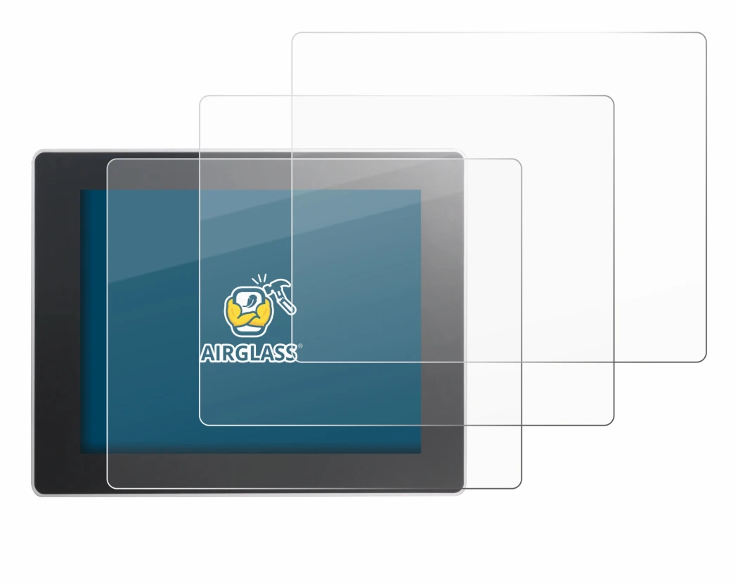 Imagen del dispositivo Weintek cMT3092X con una amplia variedad de protectores de pantalla.