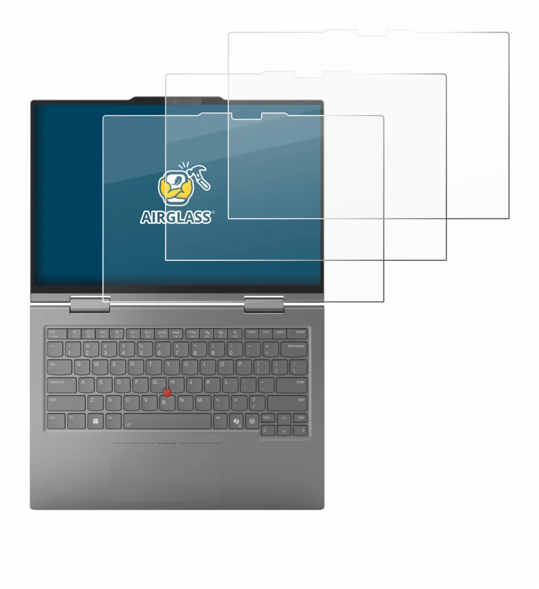 Imagen del dispositivo Lenovo ThinkPad X1 2-in-1 Gen 10 Aura Edition con una amplia variedad de protectores de pantalla.