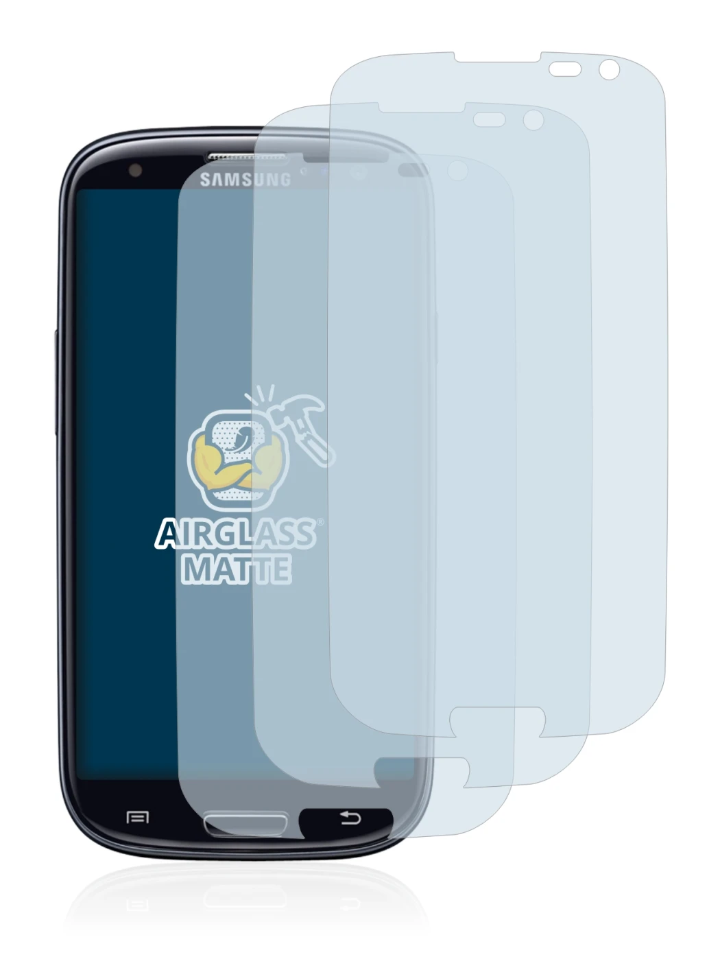 Imagen del dispositivo Samsung Galaxy S3 Neo I9300I con una amplia variedad de protectores de pantalla.