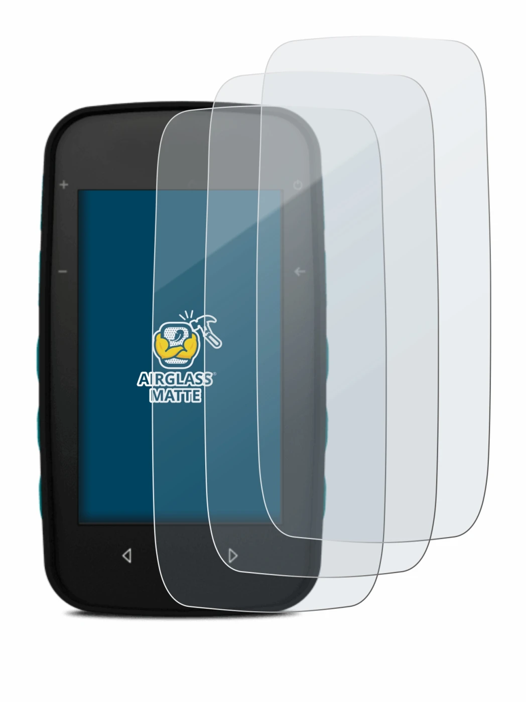 Imagen del dispositivo CompeGPS TwoNav Cross con una amplia variedad de protectores de pantalla.