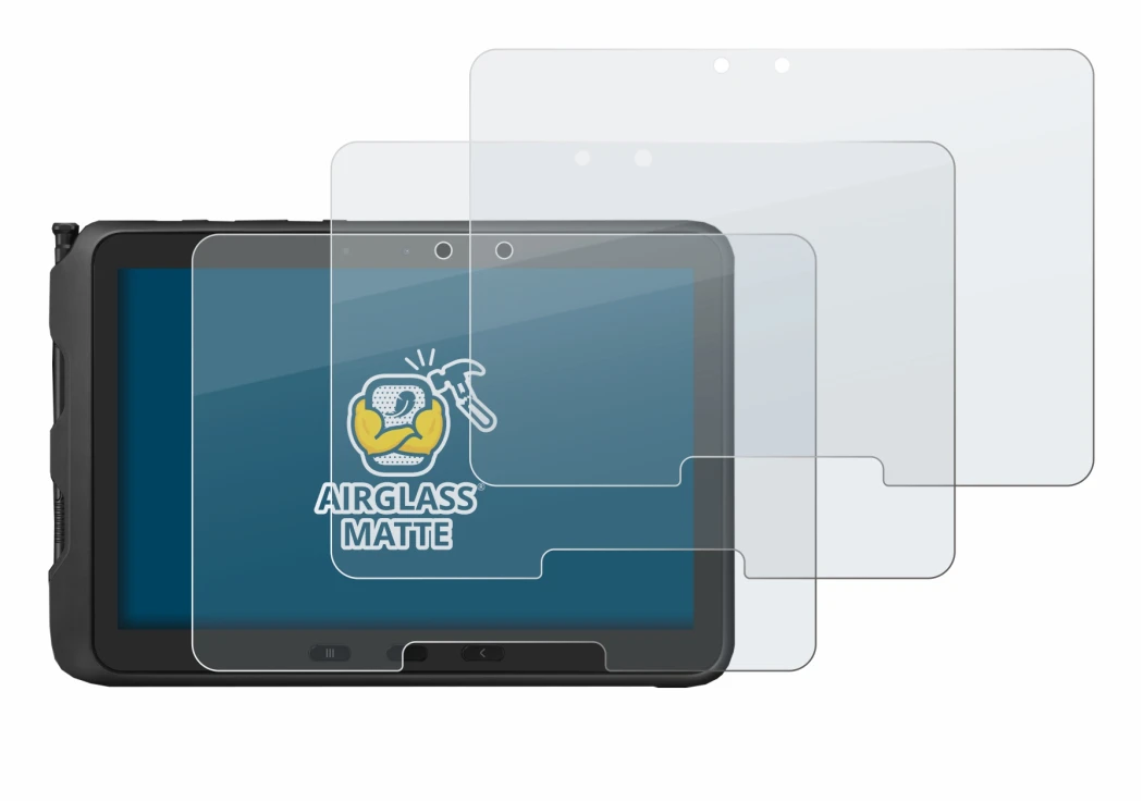 Imagen del dispositivo Samsung Galaxy Tab Active Pro con una amplia variedad de protectores de pantalla.