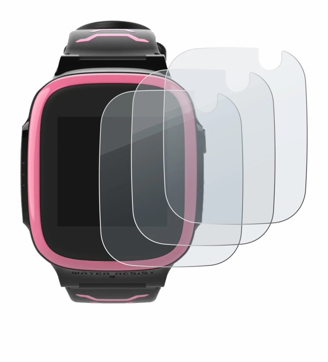 Imagen del dispositivo Xplora X5 Play con una amplia variedad de protectores de pantalla.