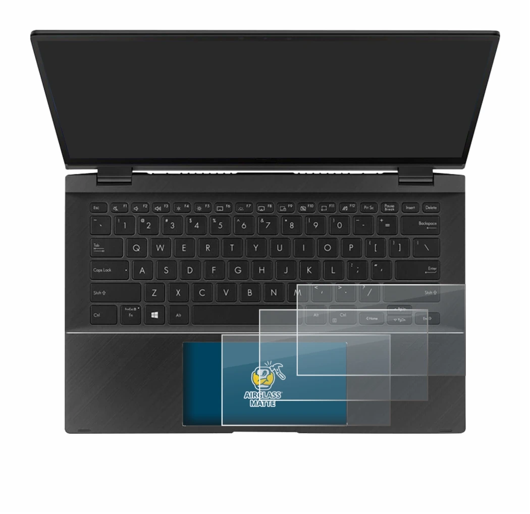 Imagen del dispositivo ASUS ZenBook Flip 14 UX463FA (Touch Trackpad) con una amplia variedad de protectores de pantalla.