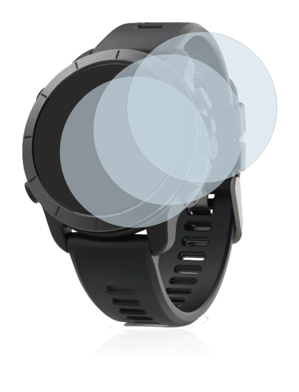 Imagen del dispositivo Wahoo Elemnt Rival con una amplia variedad de protectores de pantalla.