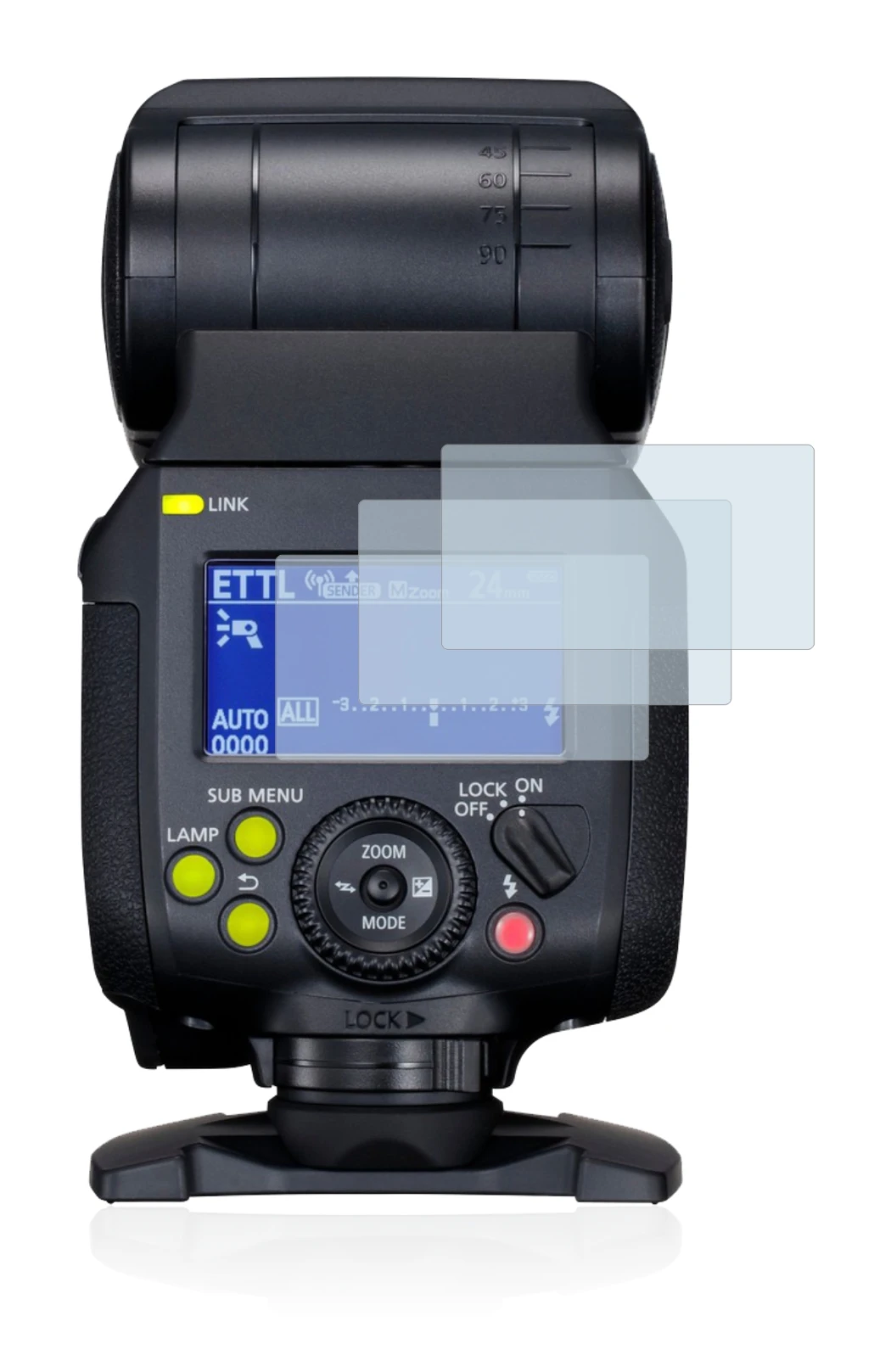 Imagen del dispositivo Canon Speedlite EL-1 con una amplia variedad de protectores de pantalla.