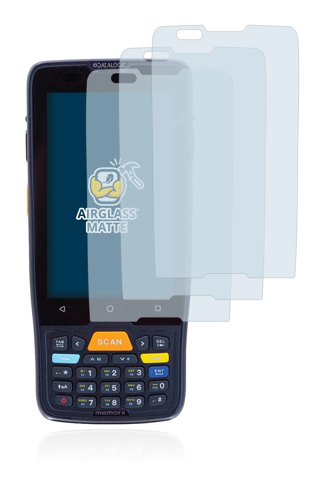 Imagen del dispositivo Datalogic Memor K con una amplia variedad de protectores de pantalla.