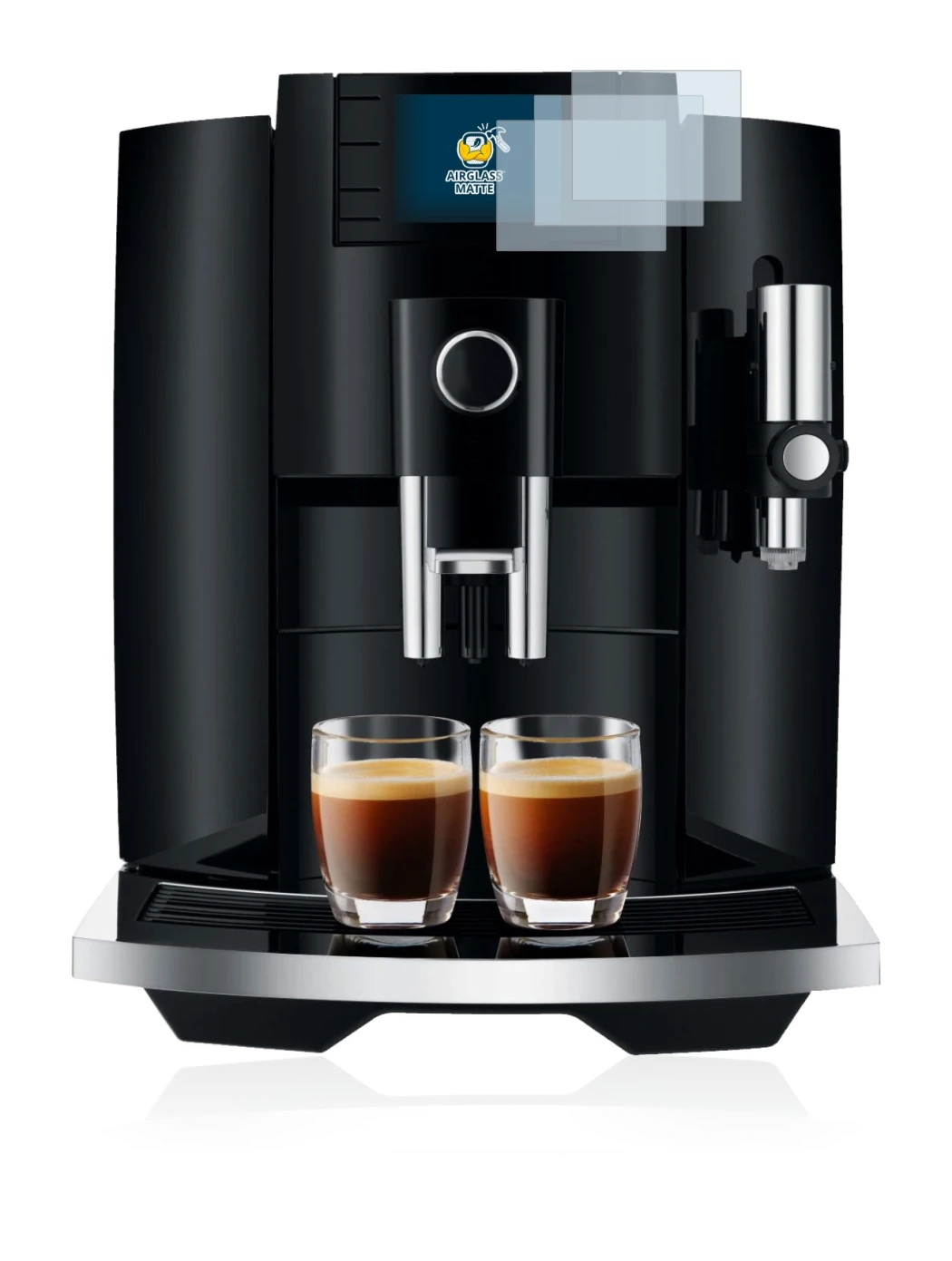 Imagen del dispositivo Jura E8 (EB) con una amplia variedad de protectores de pantalla.