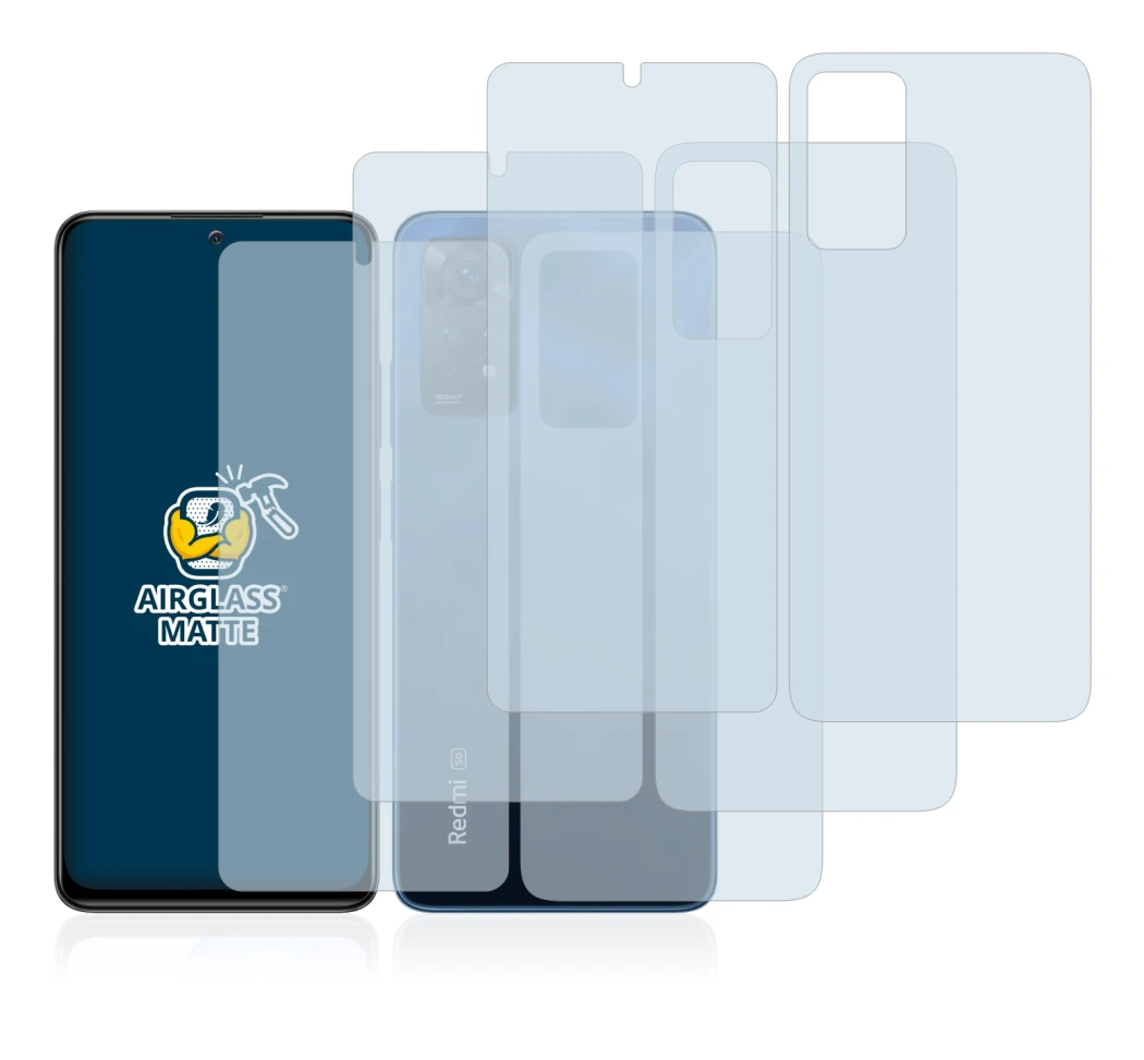 Imagen del dispositivo Xiaomi Redmi Note 11 Pro 5G (Frontal+Trasero) con una amplia variedad de protectores de pantalla.