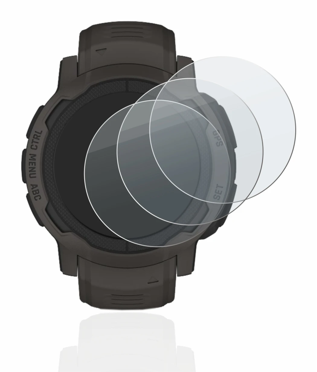 Imagen del dispositivo Garmin Instinct 2 con una amplia variedad de protectores de pantalla.