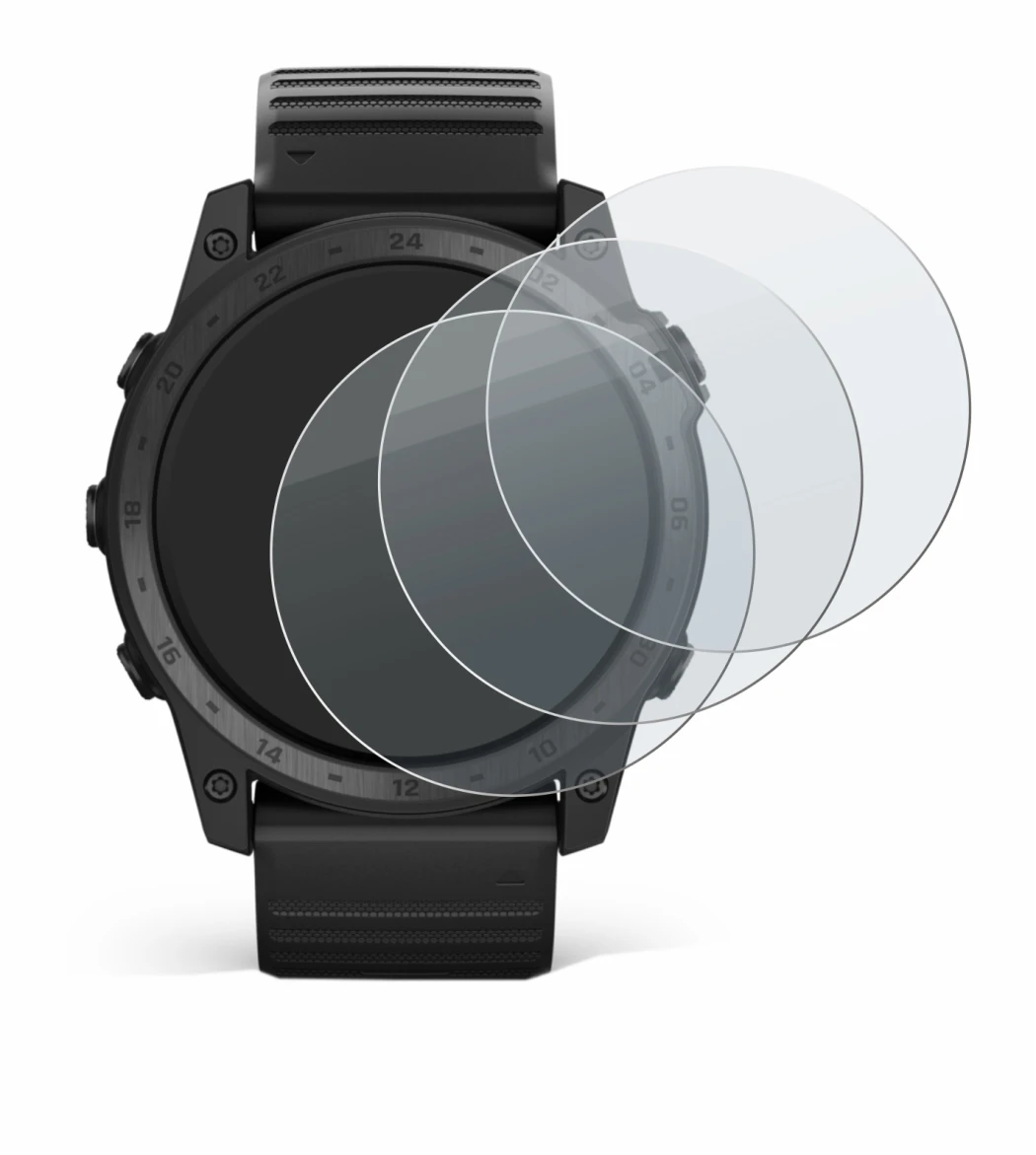 Imagen del dispositivo Garmin Tactix 7 Pro con una amplia variedad de protectores de pantalla.