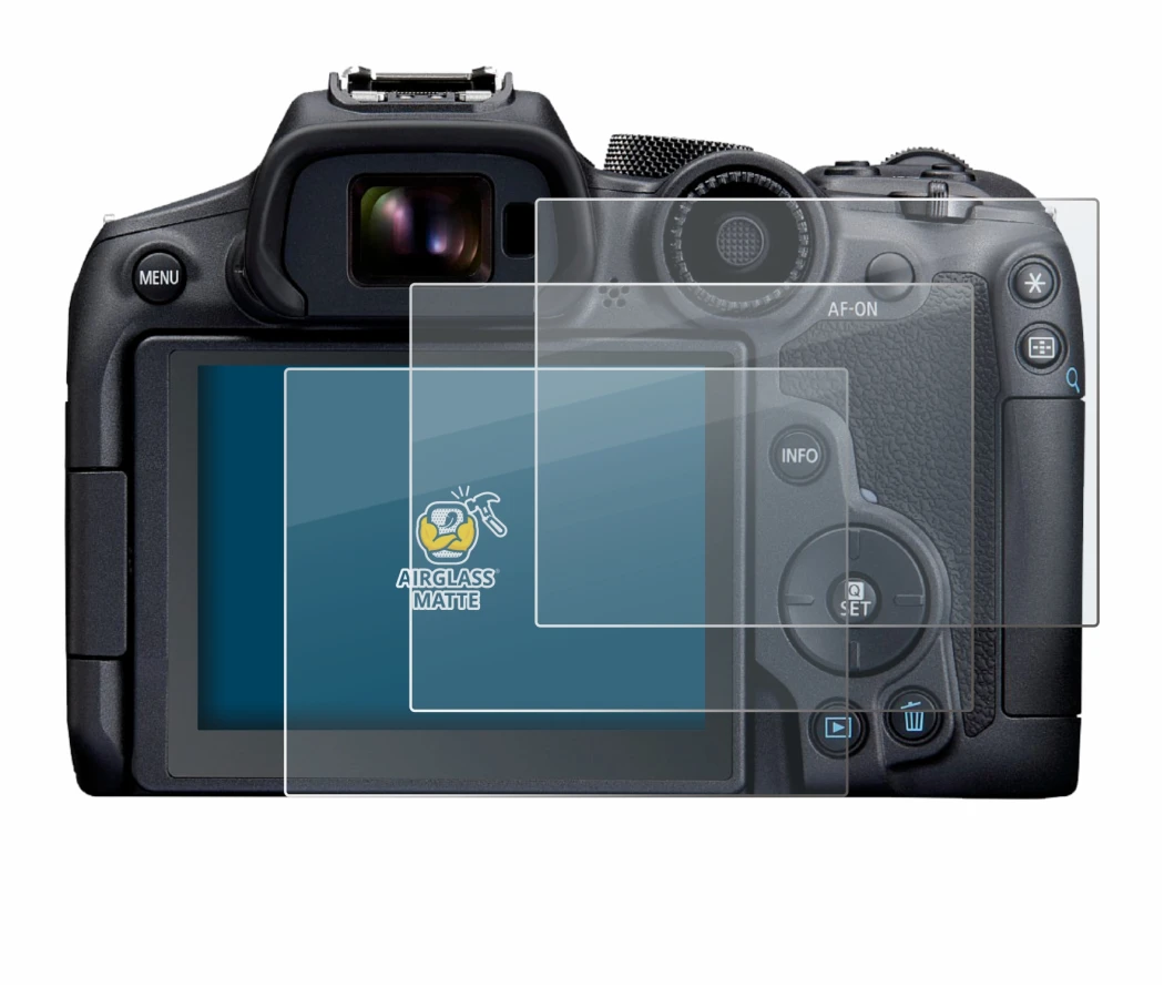 Imagen del dispositivo Canon EOS R7 con una amplia variedad de protectores de pantalla.