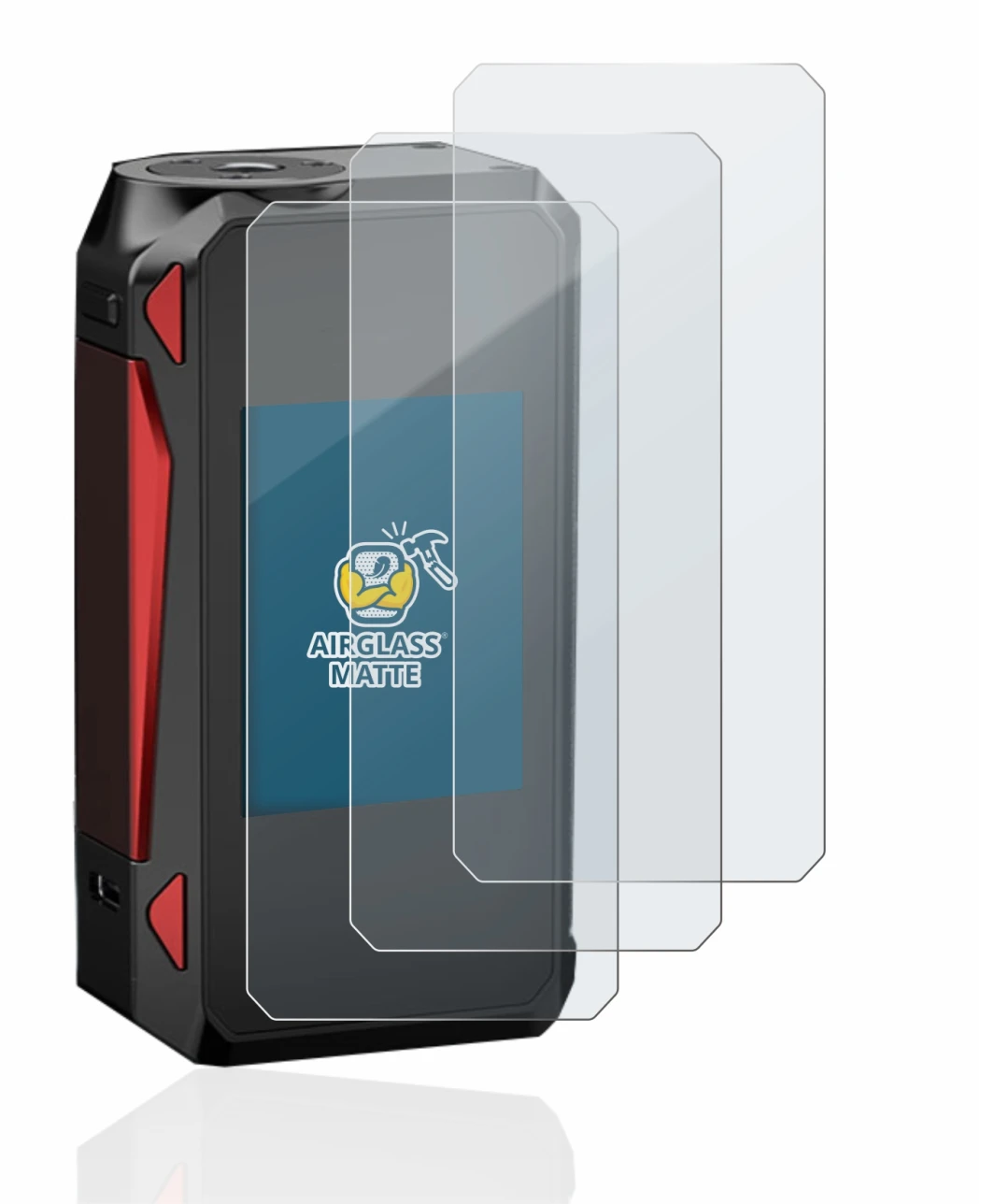 Imagen del dispositivo Smok G-Priv 4 con una amplia variedad de protectores de pantalla.