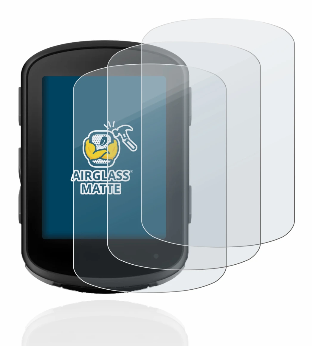 Imagen del dispositivo Garmin Edge 540 con una amplia variedad de protectores de pantalla.