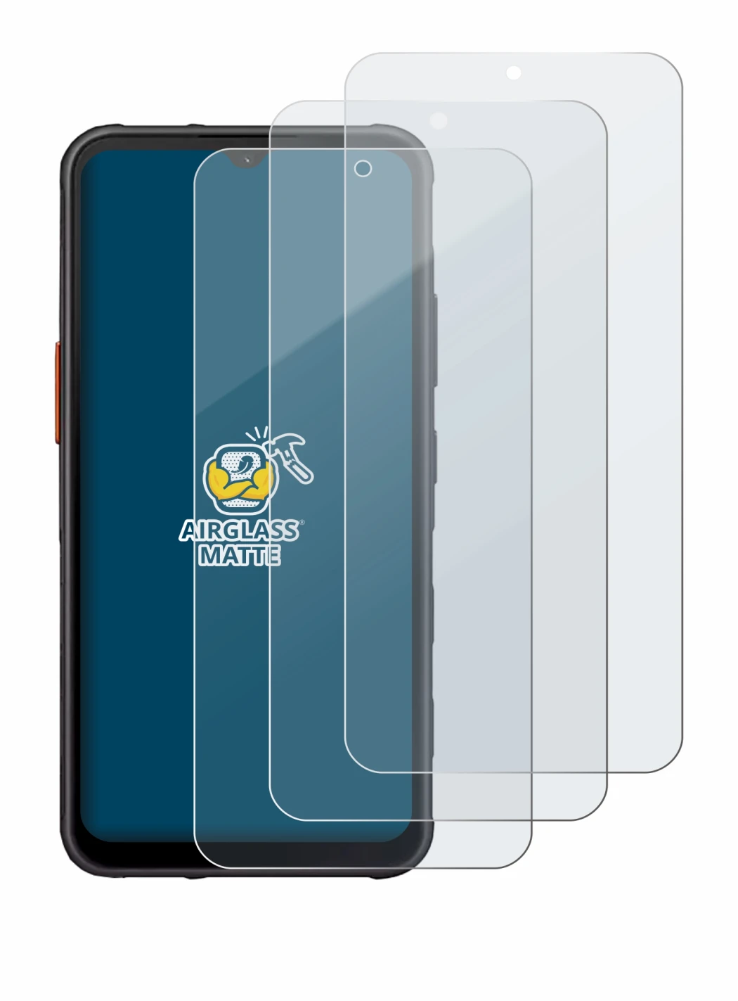 Imagen del dispositivo Samsung Galaxy XCover 7 con una amplia variedad de protectores de pantalla.