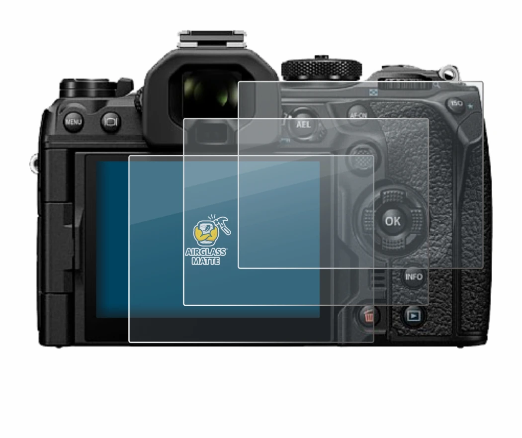 Imagen del dispositivo Olympus OM System OM-1 Mark II con una amplia variedad de protectores de pantalla.
