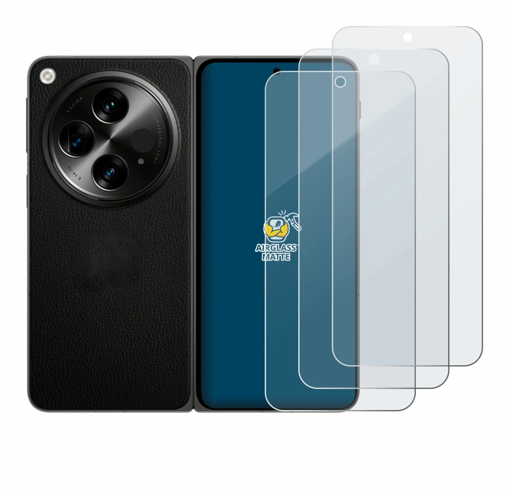 Imagen del dispositivo OnePlus Open (case-friendly) con una amplia variedad de protectores de pantalla.