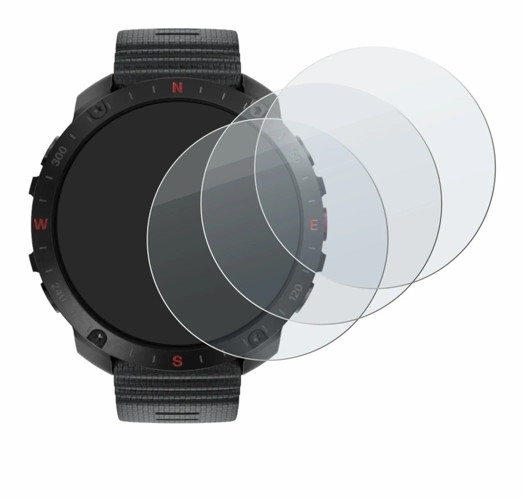 Imagen del dispositivo Polar Grit X2 Pro con una amplia variedad de protectores de pantalla.