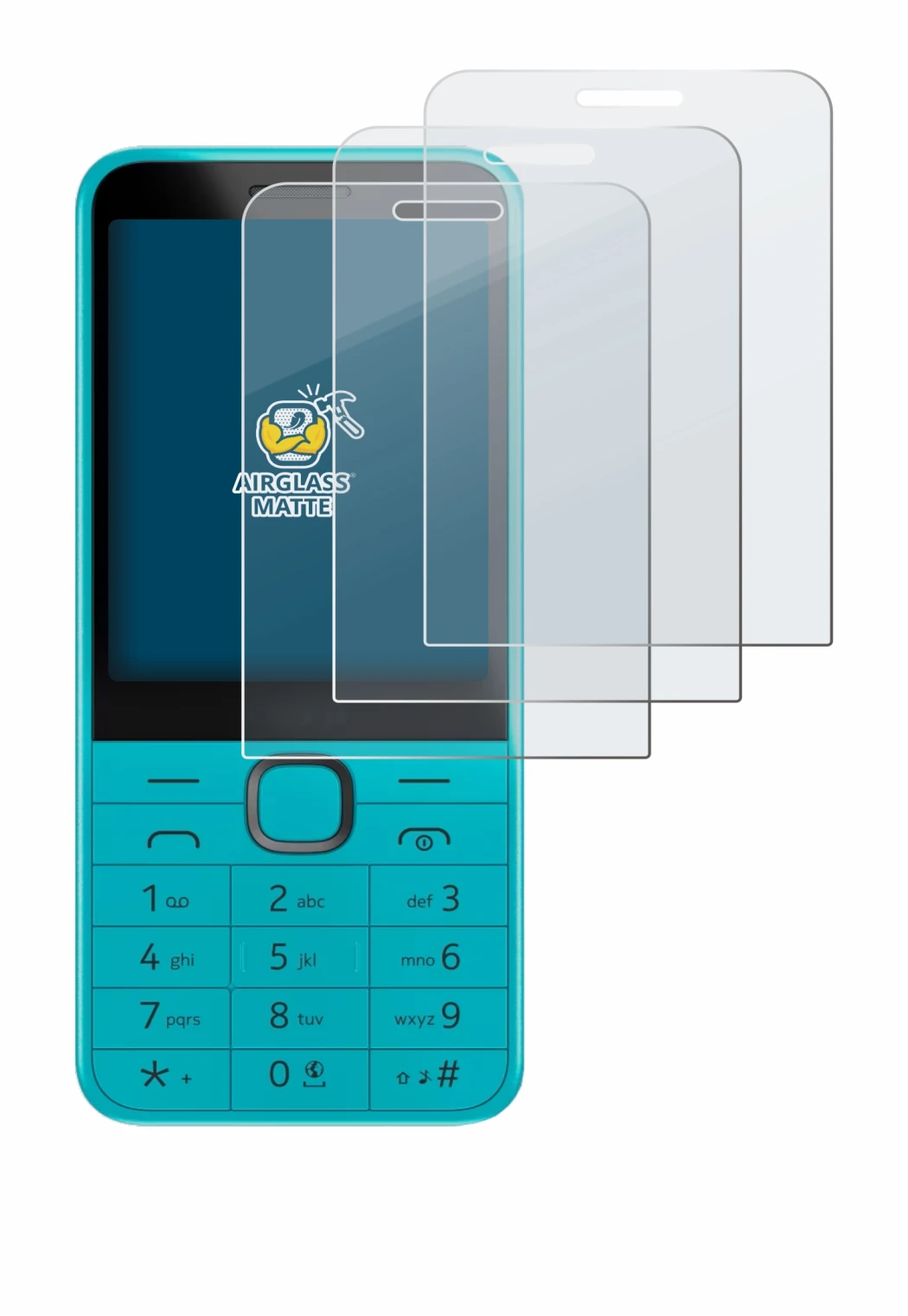 Imagen del dispositivo Nokia 235 4G (2024) con una amplia variedad de protectores de pantalla.