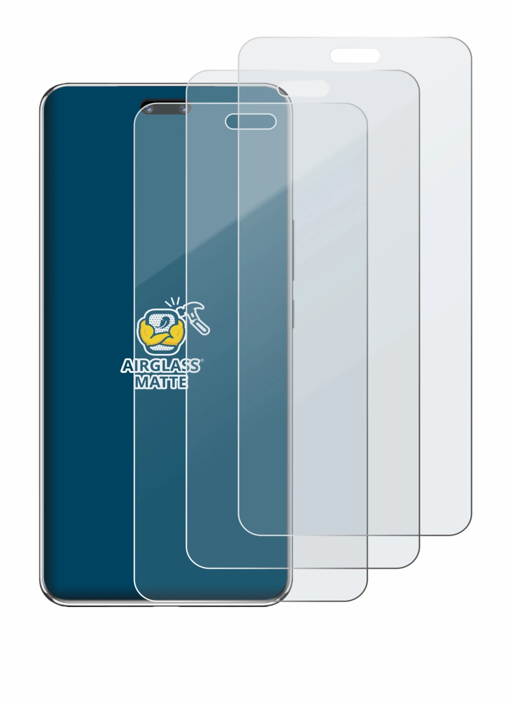 Imagen del dispositivo Huawei Nova 13 Pro con una amplia variedad de protectores de pantalla.