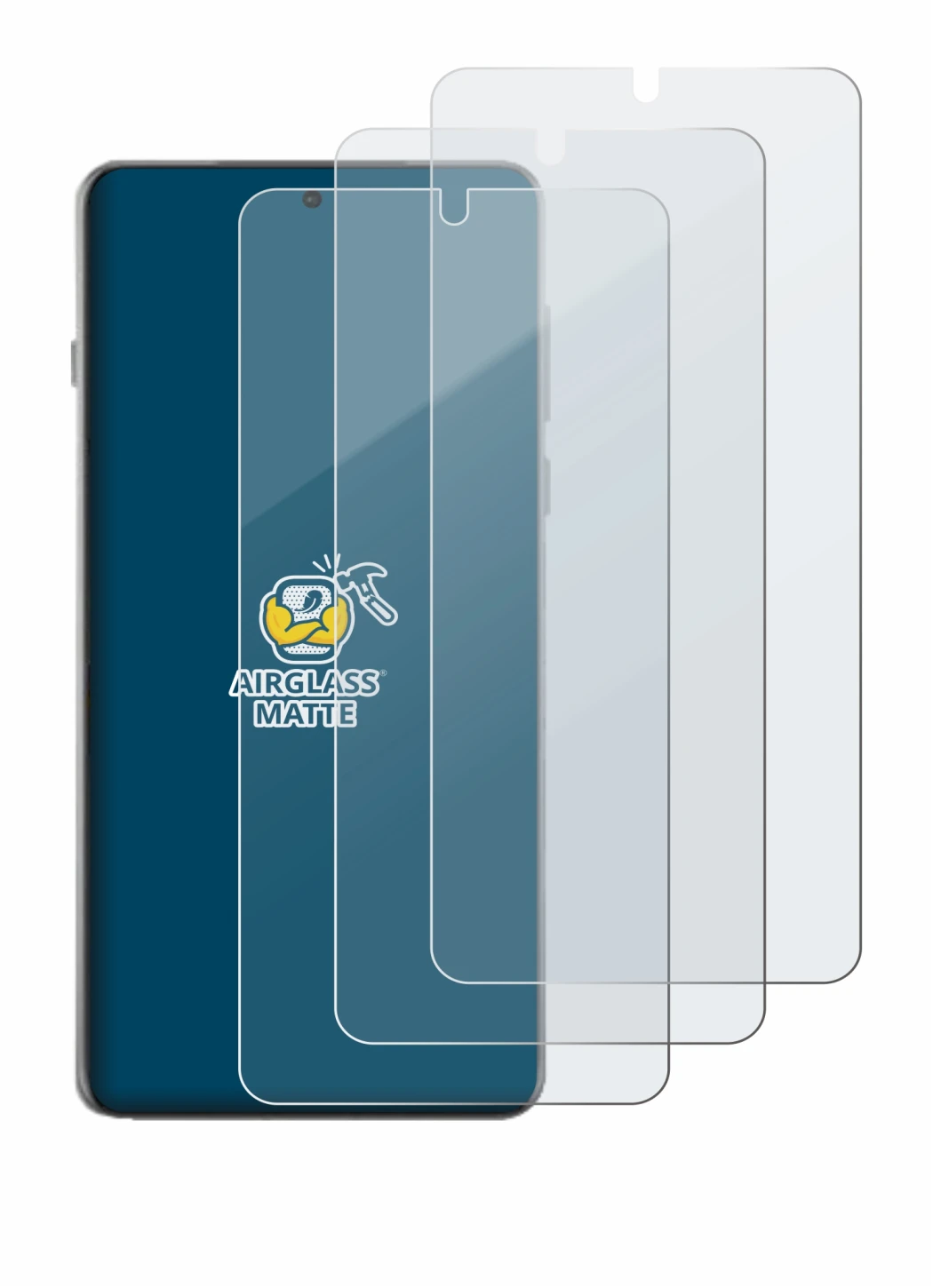 Imagen del dispositivo Oppo Find X8 Pro con una amplia variedad de protectores de pantalla.