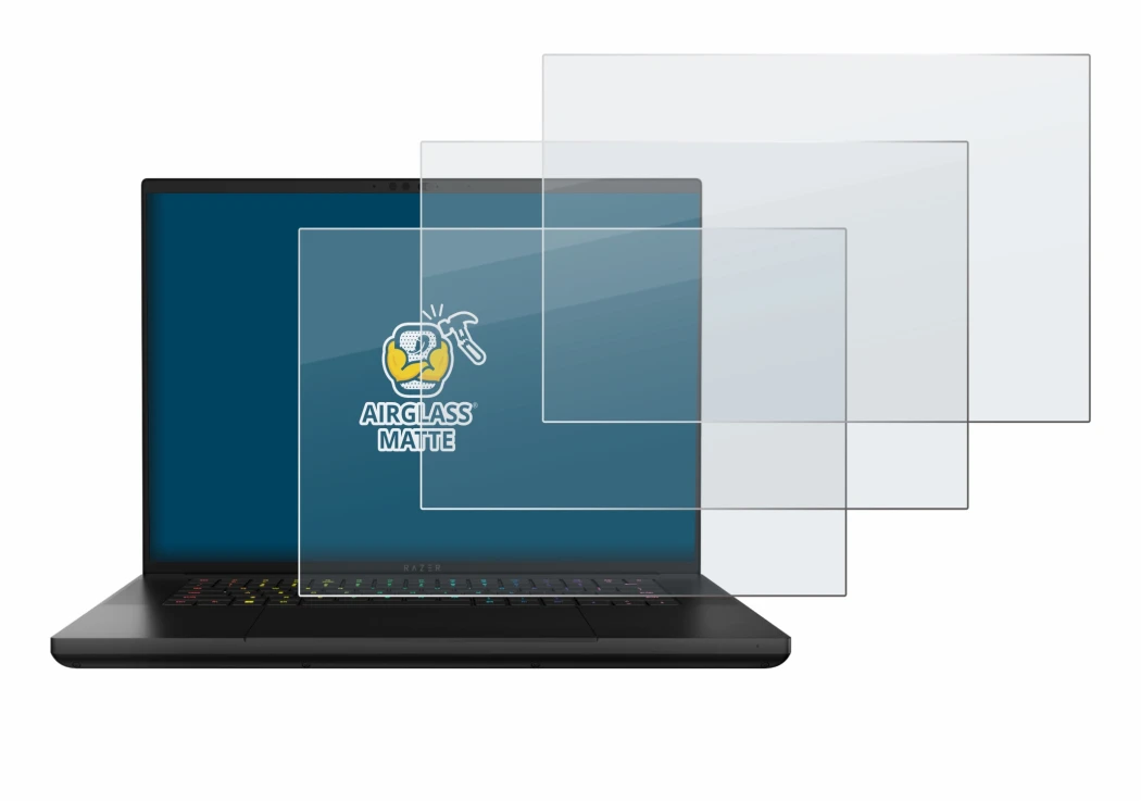 Imagen del dispositivo Razer Blade 16 2024 con una amplia variedad de protectores de pantalla.