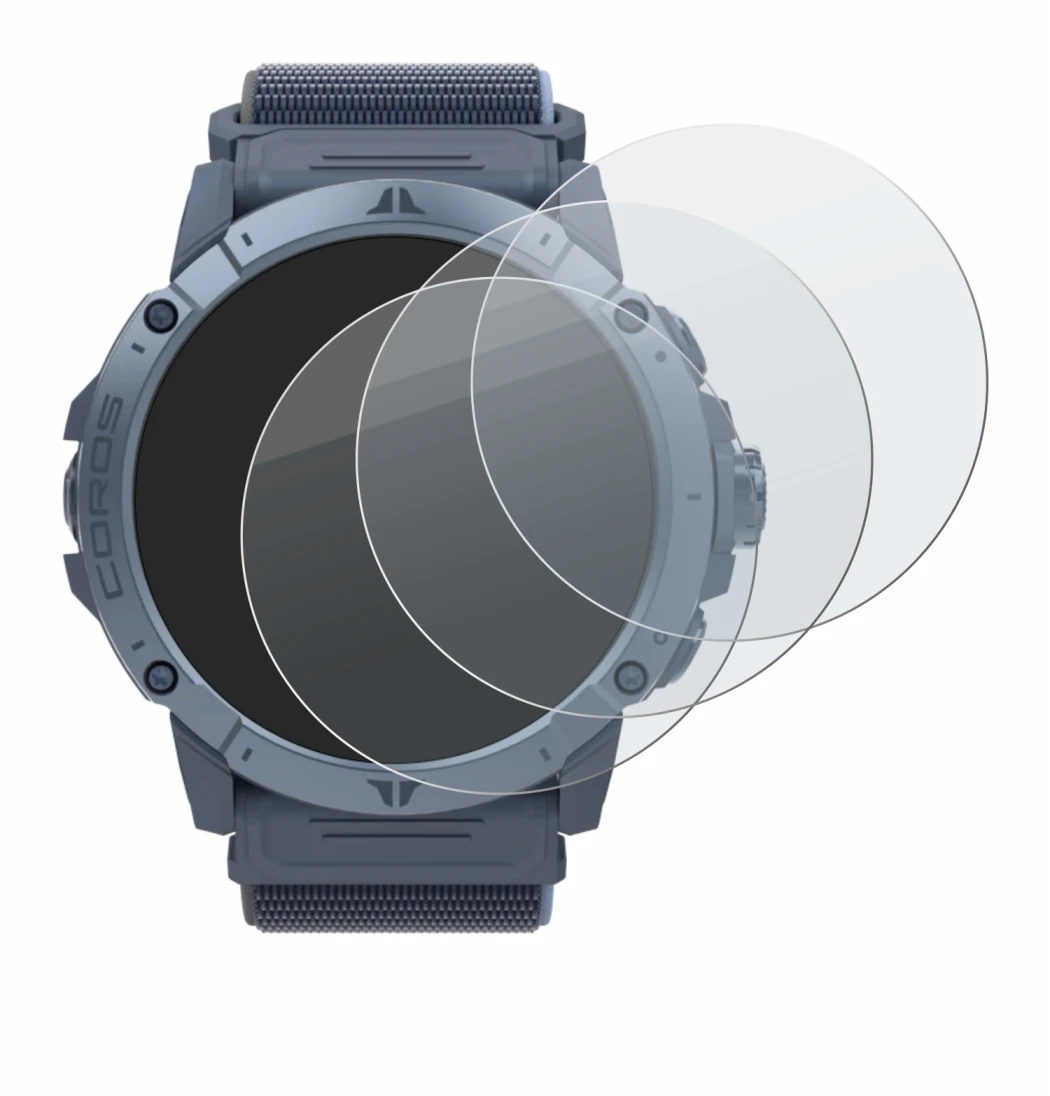 Imagen del dispositivo Coros Vertix 2S con una amplia variedad de protectores de pantalla.