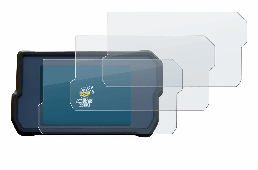 Imagen del dispositivo KTM RC125 / RC390 2022+ con una amplia variedad de protectores de pantalla.