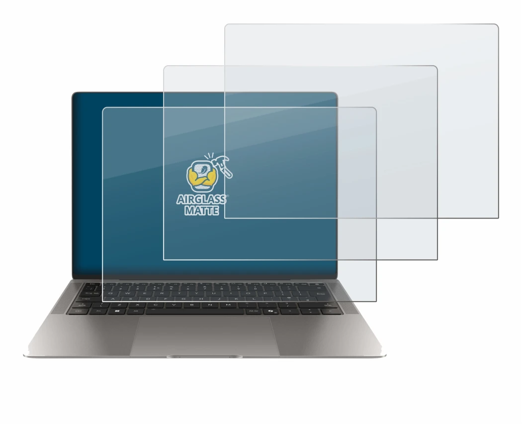 Imagen del dispositivo Honor MagicBook Art 14 con una amplia variedad de protectores de pantalla.