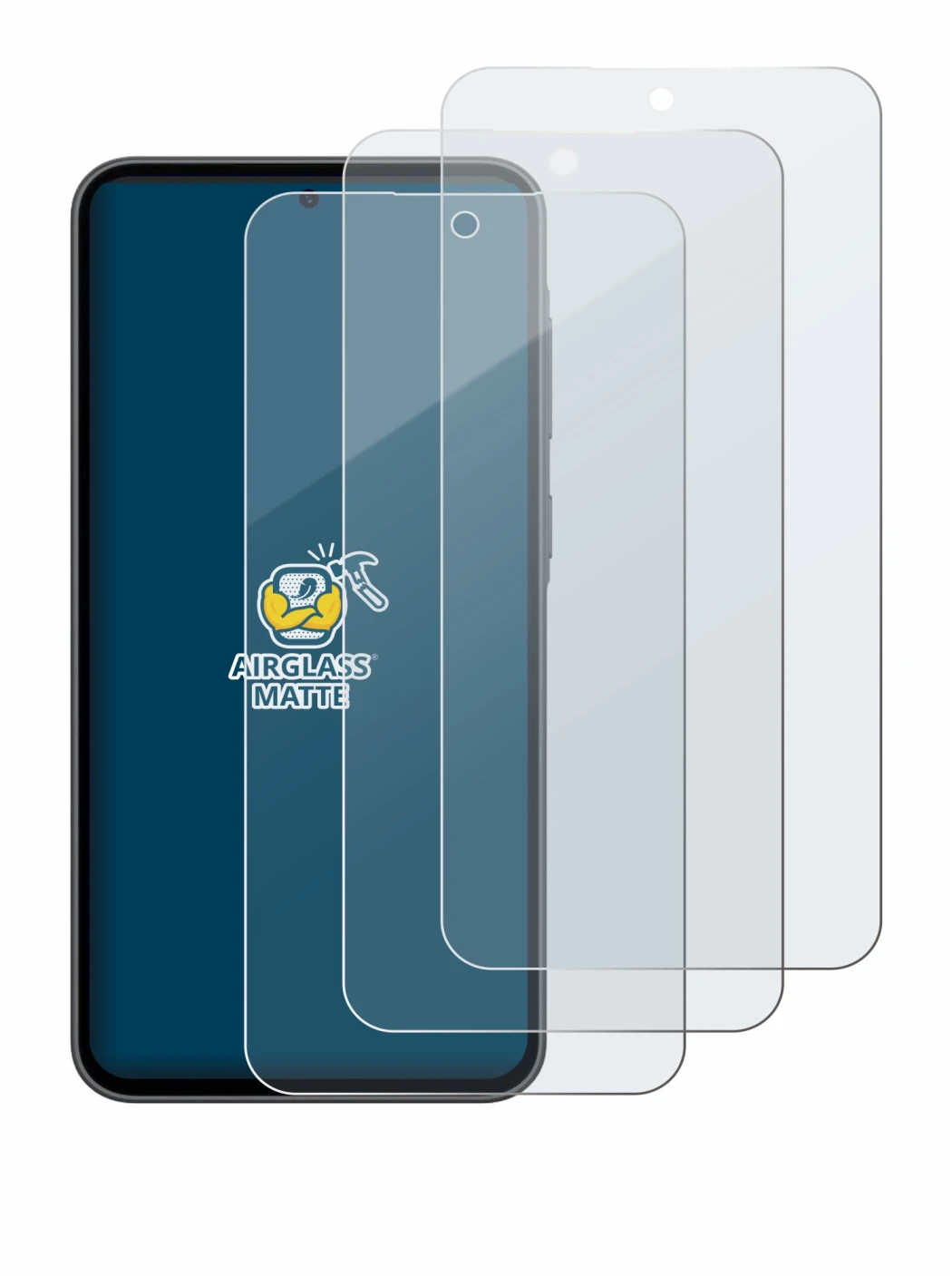 Imagen del dispositivo Samsung Galaxy A36 5G Enterprise Edition con una amplia variedad de protectores de pantalla.