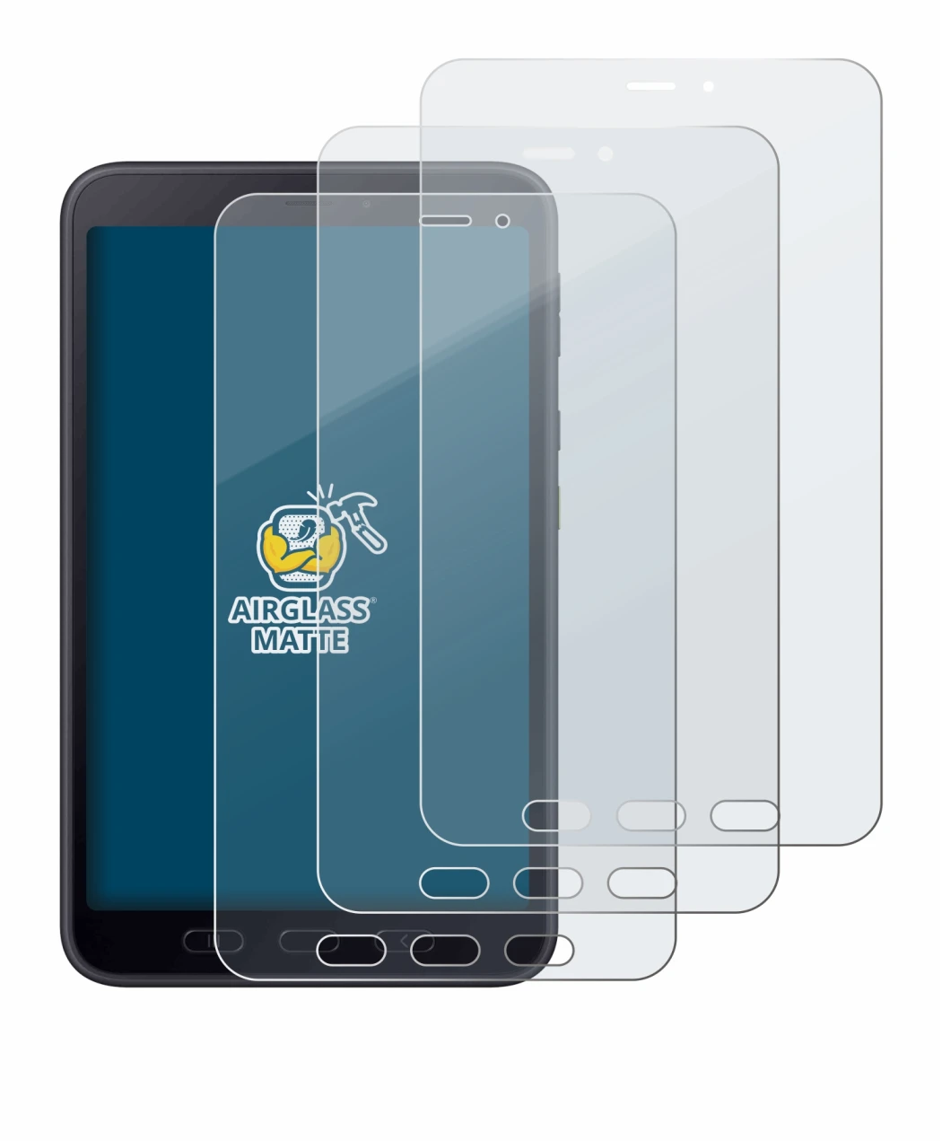 Imagen del dispositivo Samsung galaxy Tab Active 5 5G Enterprise Edition con una amplia variedad de protectores de pantalla.