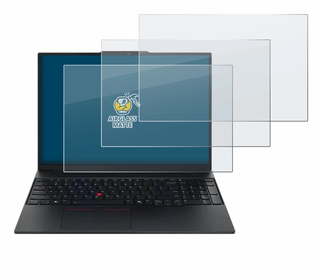 Imagen del dispositivo Lenovo ThinkPad E16 Gen 3 con una amplia variedad de protectores de pantalla.