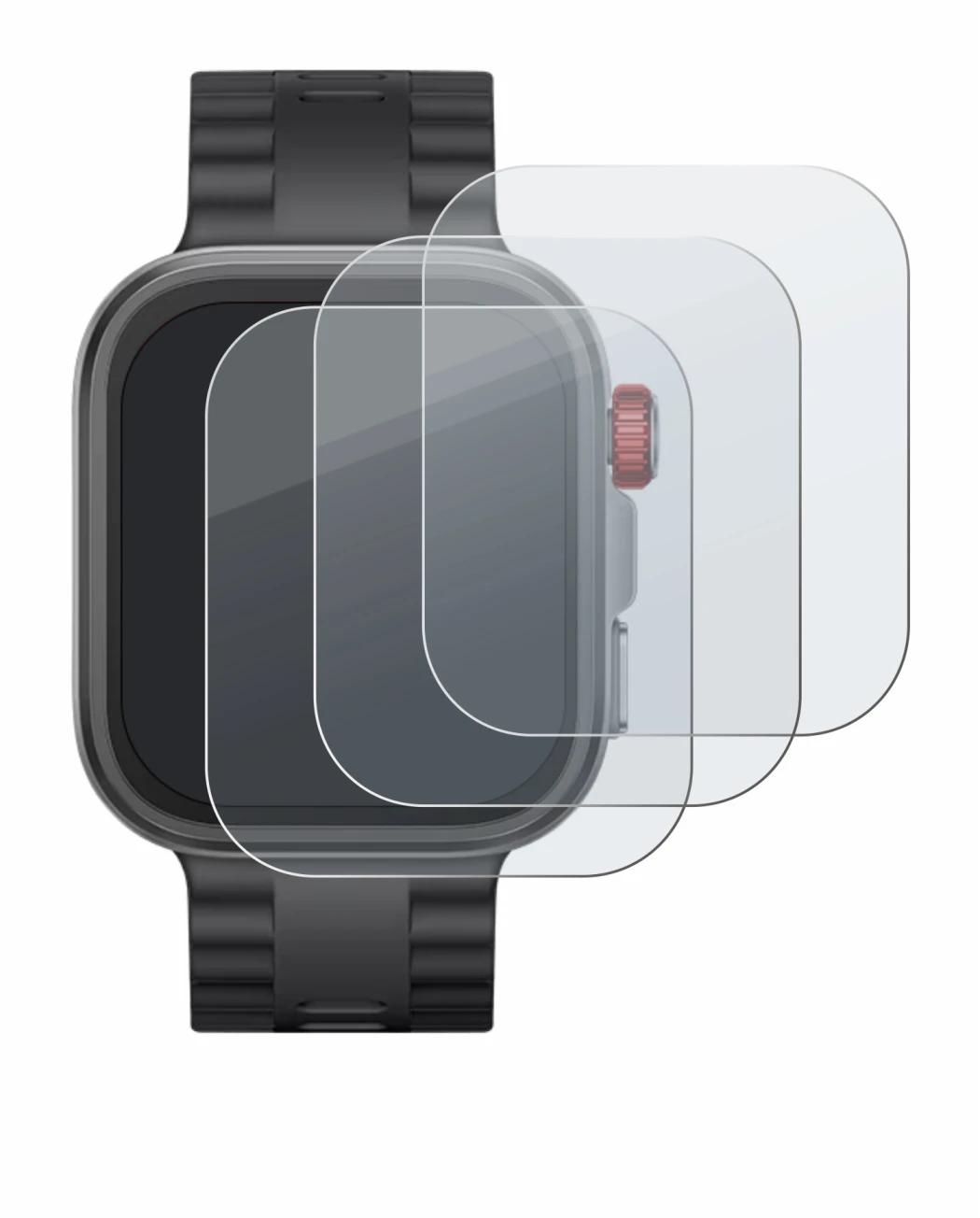 Imagen del dispositivo Huawei Watch Fit 4 Pro con una amplia variedad de protectores de pantalla.