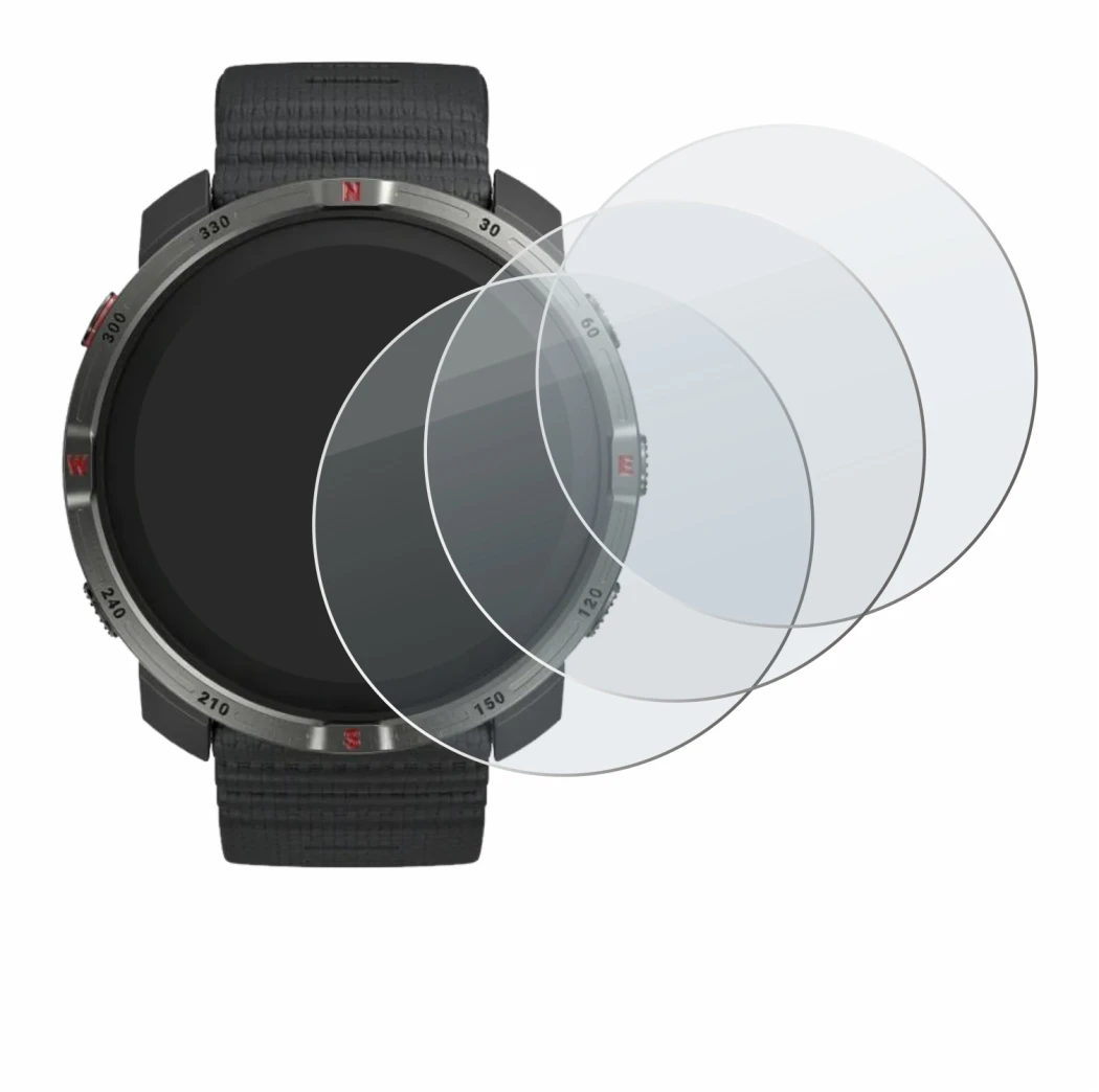 Imagen del dispositivo Polar Grit X2 con una amplia variedad de protectores de pantalla.