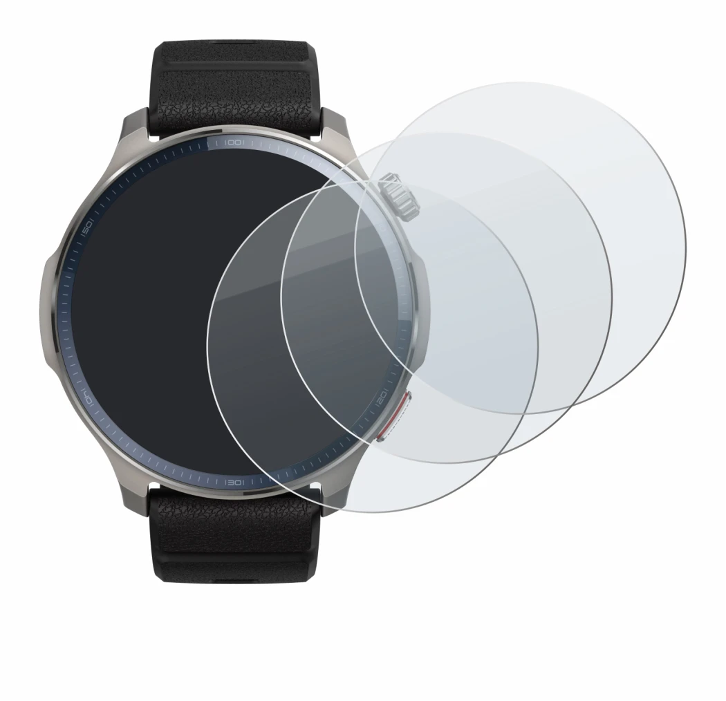Imagen del dispositivo Huami Amazfit Balance 2 con una amplia variedad de protectores de pantalla.