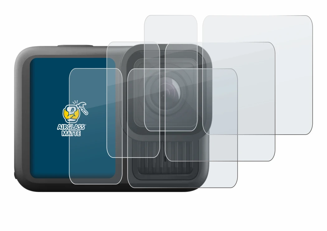 Imagen del dispositivo GoPro Hero 13 Black Ultra Wide Edition con una amplia variedad de protectores de pantalla.