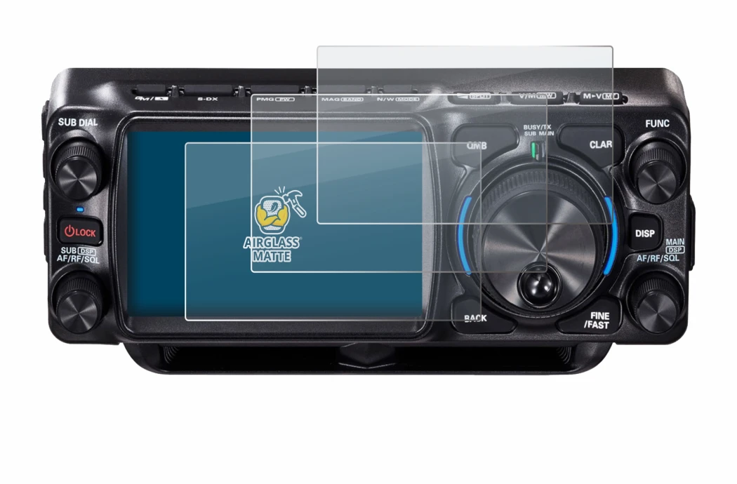 Imagen del dispositivo Yaesu FTX-1 con una amplia variedad de protectores de pantalla.