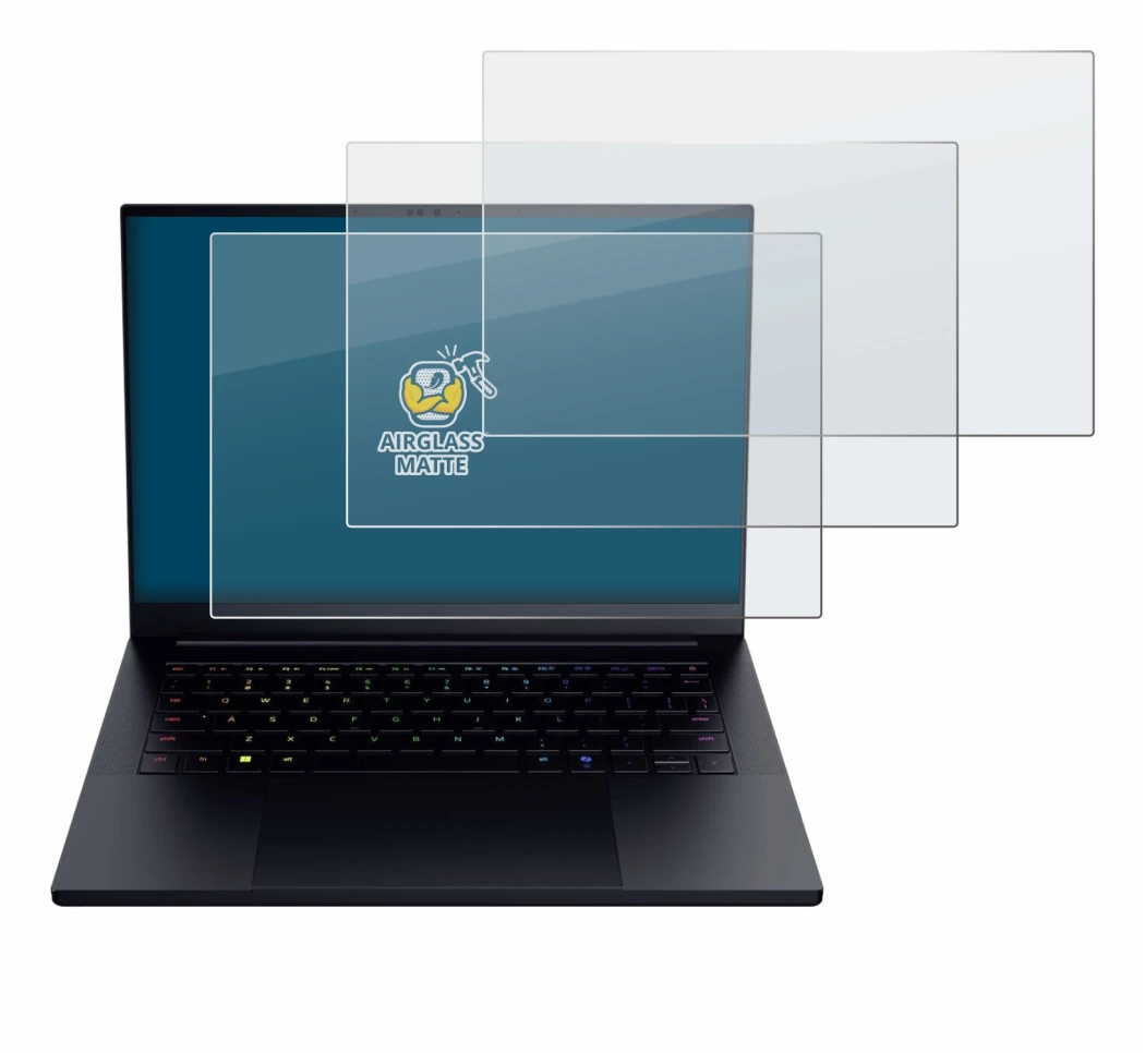 Imagen del dispositivo Razer Blade 14 2025 con una amplia variedad de protectores de pantalla.