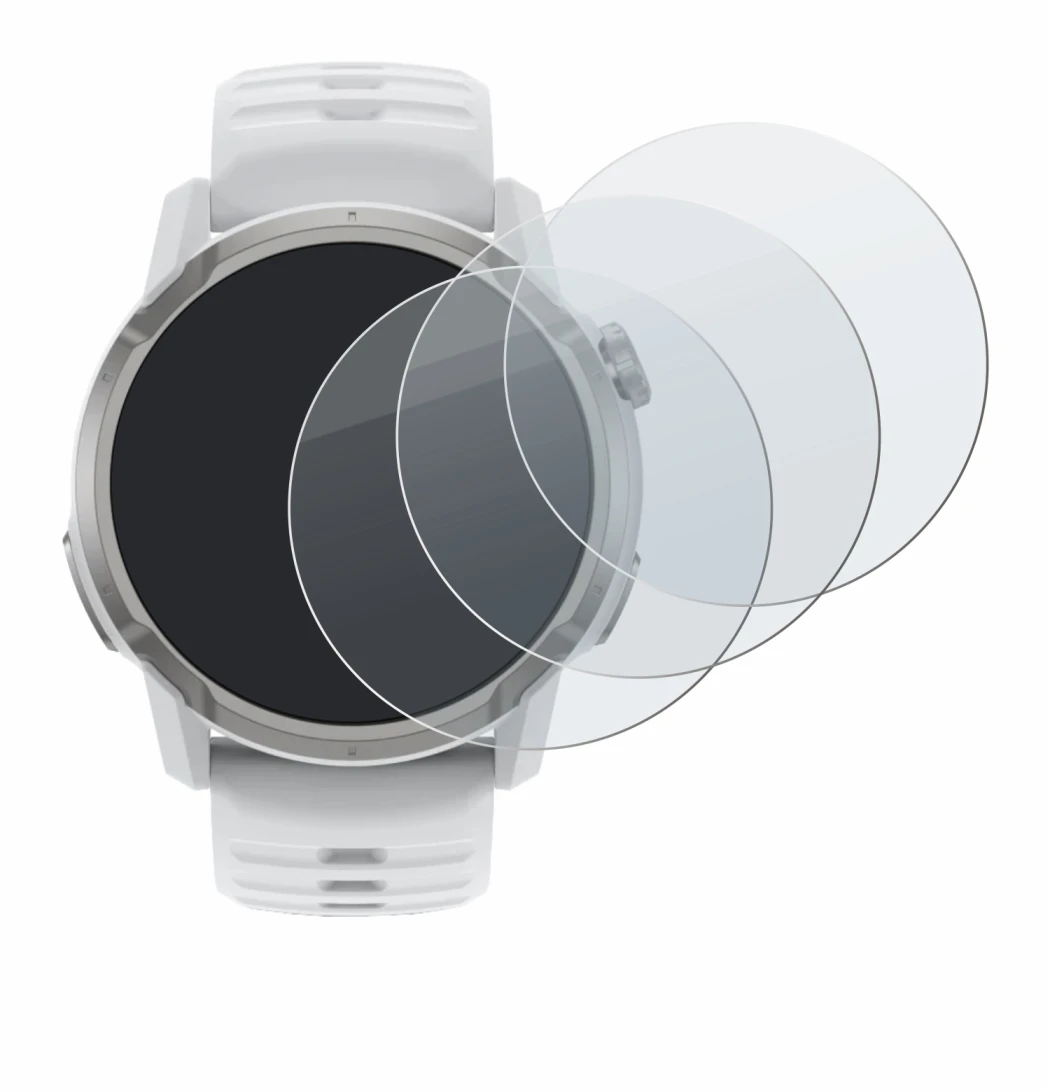 Imagen del dispositivo Coros Apex 4 (46 mm) con una amplia variedad de protectores de pantalla.
