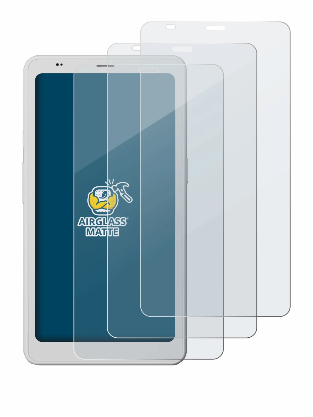 Imagen del dispositivo Boox Palma 2 Pro con una amplia variedad de protectores de pantalla.